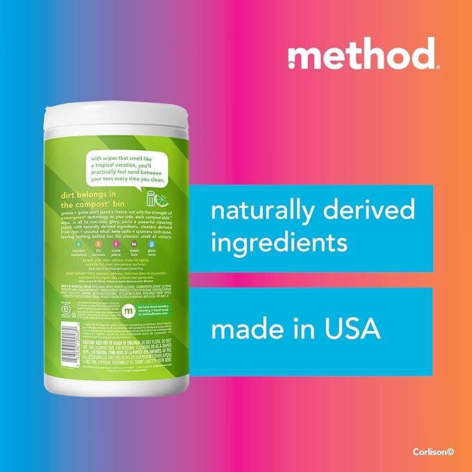 Method All-Purpose Cleaning Wipes (Pack of 2)