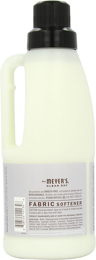 Mrs. Meyer's Clean Day Fabric Softener, Lavender, 32-Ounce Bottles (Case of 6)