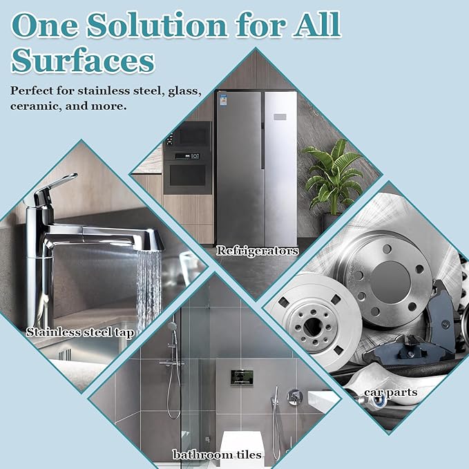 Stainless Steel Coating, 512ML Ceramic Coating for Stainless Steel, Anti Fingerprint Spray, Cerami Coat for Appliances, Stain Resistant, for Appliances, Glass, Tile