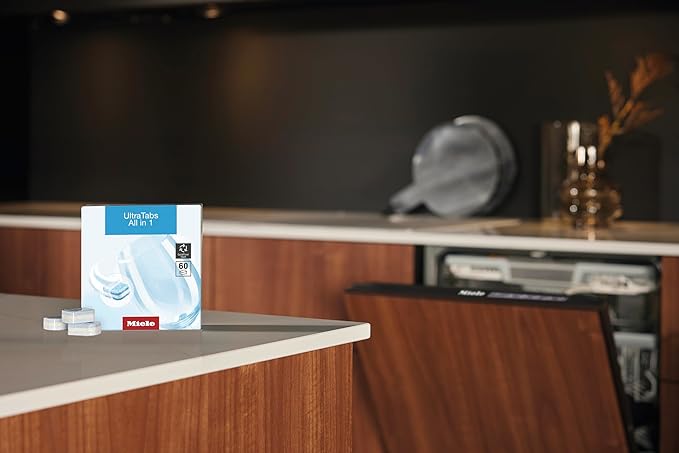 Miele Genuine UltraTabs All in 1 Dishwasher, Detergent Tablets,(Pack of 120)