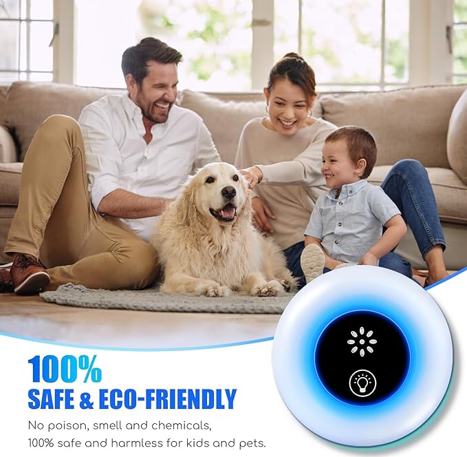 2025 Upgraded Electronic Mouse Repeller Ultrasonic Insect & Pest Indoor Repeller, Plug-in Control Device Repellent, Repellent Roach, Mouse, Bugs, Mosquito, Mice, Spider, Ant - Pest Control, 6 Packs