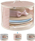 1 Pack Hat Storage Box with Clear Window, Holds up to 7 Caps Cowboy Hat Organizer Bag for Closet for Wide Brim Hats with Carrying Handles, Pink