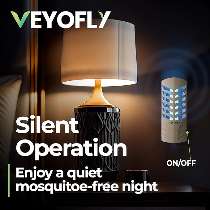VEYOFLY Fruit Fly Traps for Indoors, Fly Trap Indoor, (4 Device + 12 Refills) Fly Catcher Indoor, Gnat Traps for House Indoor, Fly Trap, Plug in Light Flying Insect Trap, Bug Killer