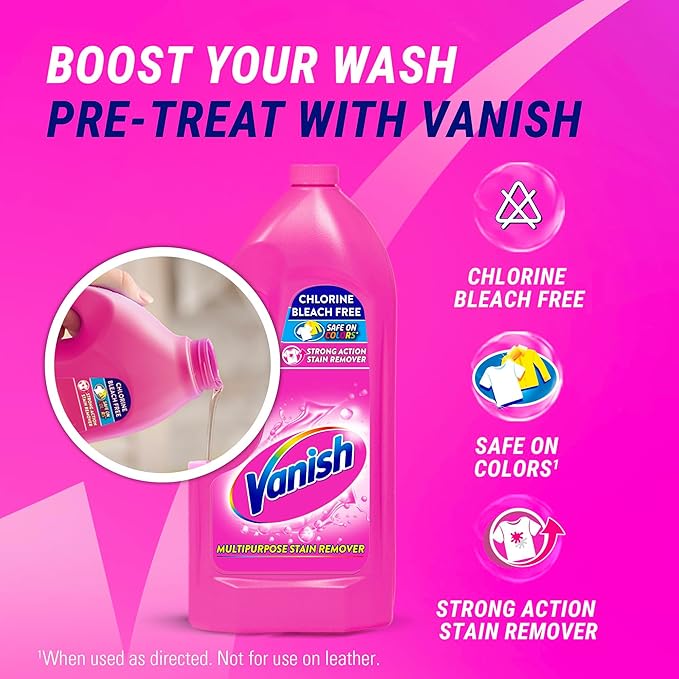 Vanish Pink Liquid Color Bleach Free Stain Remover 925ML