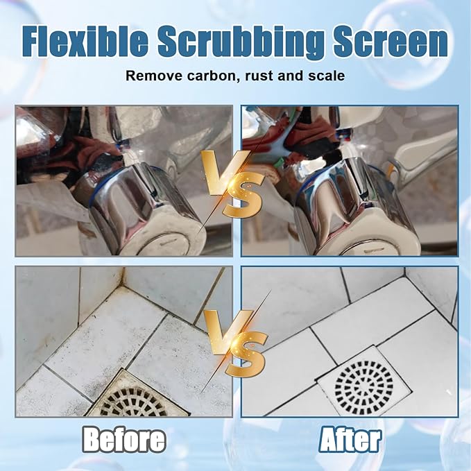 15-Pack 5.5 x 4 Flexible Scrubbing Screen for Household Cleaning, Flexible Scouring Pad, Pre-treated Abrasive Mesh Pads for Bowls Griddle Household Stain Calcium Deposits Carbon Rust Scrubber