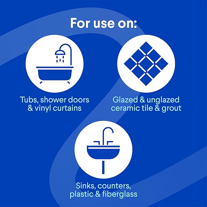 Clorox Plus Tilex Daily Shower Cleaner, 32 Fluid Ounce Spray Bottle, Pack of 3