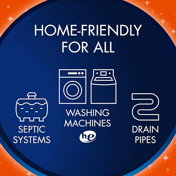 Glisten Washing Machine Cleaner and Freshener Deodorizer for All Top Load and Front Load Washers and HE Machines, Made in the USA, Fresh Scent, 9 Tablets