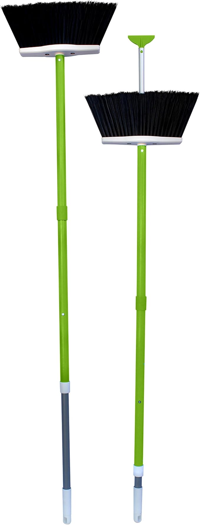 New Broom As Seen On Shark Tank. for Indoor and Outdoor Use Retractable Handle with Scraper Making Sweeping Easy
