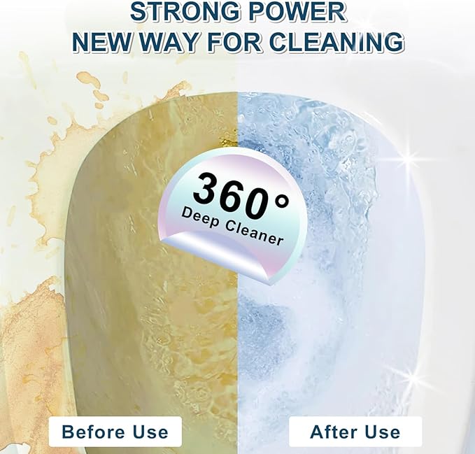 Pumice Stone Toilet Bowl Cleaner,16.7Inch Toilet Pumice Stone with Handle Cleans Hard Water Ring Calcium Buildup&Stains for Toilet Bath Kitchen Household Cleaning (Grey)