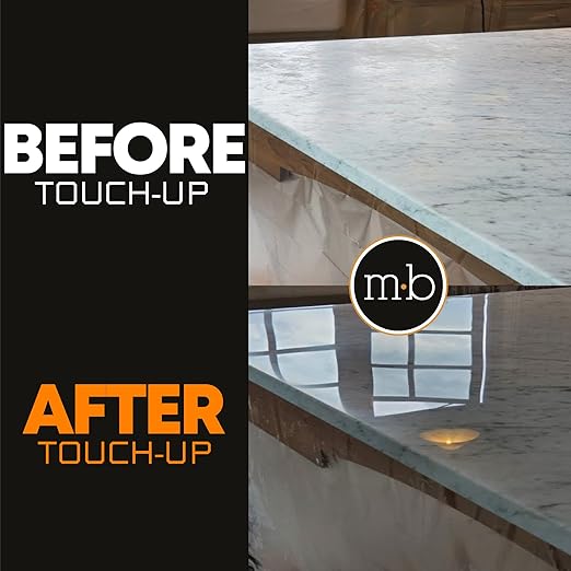 MB-11 Professional Marble Polish, Polishing Kit, Polishing Powder Etch Remover and Cleaner, Quartz Polishing Compound with Microfiber Cloth
