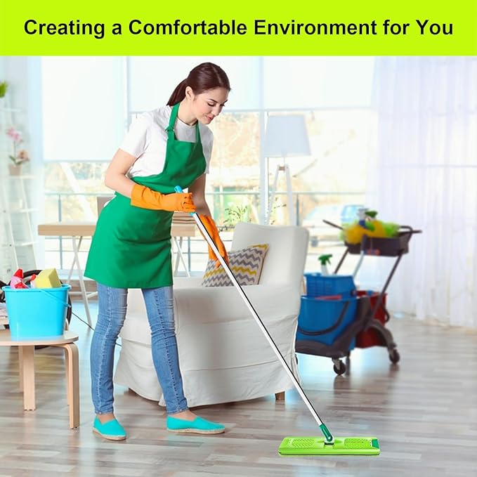 Replacement Microfiber Mop Pads for Libman Rinse 'n Wring Mop and Bucket System, Washable Reusable Wet & Dry Cleaning Refill Head for Multi-Surface Floor-12 Pack