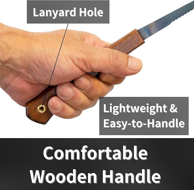 Bonsai Keyhole Saw 4-3/4" Made in JAPAN, Japanese Pruning Saw, Japanese Steel Blade, Wood Handle
