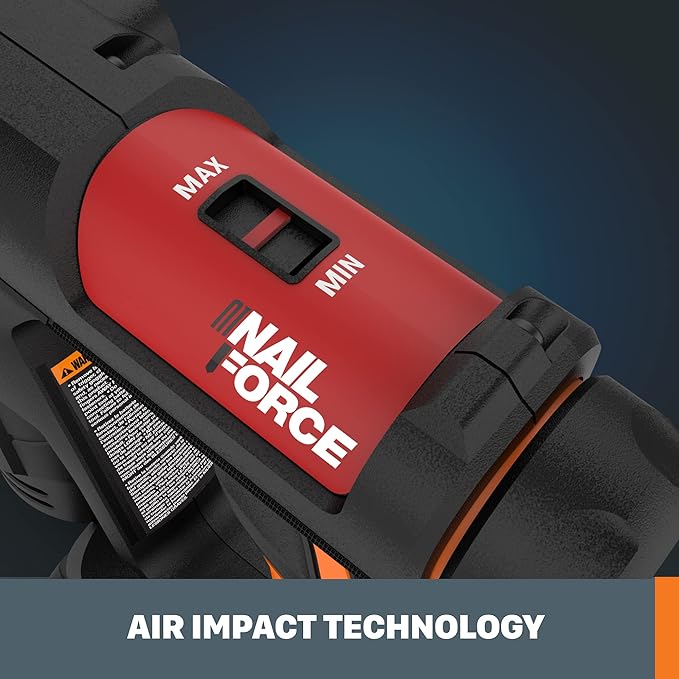 Worx Nitro 20V Power Share 3/8” Cordless Crown Stapler with Air Impact Technology - WX843L.9 (Tool Only)