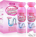 Foaming Drain Cleaner,Drain Clog Remover –Sink Cleaner and Deodorizer,Foaming Cleaners for Kitchen, Sinks, Shower Drains,Tub (2pcs)