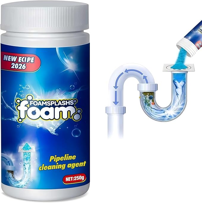 Drain Clog Remover, Wild Tornado Sink and Drain Cleaner, Pipe Dredging Agent, Sink & Toilet Clog Remover, Mild Formula Cleaning for Kitchen & Bathroom Cleaning (7.5 FL OZ (Pack of 1), Unscented)