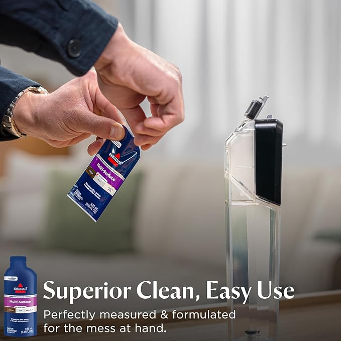 Bissell NEW Multi-Surface Super Concentrate Cleaning Formula for Hard Surface and Area Rug Cleaners, 14 Super Concentrate Pouches