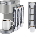 K Cup Holder for Keurig: Coffee Pod Holders for Counter Small Space - Kcup holders for Wall Mount (3, Gray)