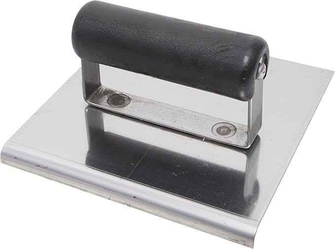 MARSHALLTOWN QLT Stainless Steel Hand Edgers, Plastic Handle, 152mm Width, 152mm Length, 19mm Radius, 22mm Lip, Made In The USA, CE515SP