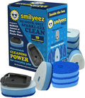 Smilyeez No Plastic Blue Dotted Sponge Refill for Scotch-Brite's Dishwand Refill 10 Pack with Adapter