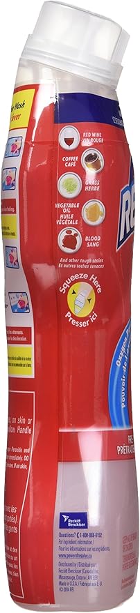 Resolve Oxi-Action Dual Power Laundry Stain Remover Pre-Treat 650 ml/22oz Imported from Canada