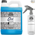 Chemical Guys CLD300 Streak Free Glass & Window Cleaner (For Glass, Windows, Mirrors, Nav. Screens & More; Car, & Home) Ammonia Free & Safe on Tinted Windows, 128 fl oz + ACC151 Spray Bottle, 16 oz.