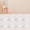 FENRUNXU Shoe Slots Organizer for Closet,8 Pack Shoe Stacker Shoe Rack Organizer for Closet Space Saver Storage Shoe Holder Organization(Transparent)