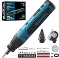 Saker 65-in-1 Mini Electric Screwdriver Set, DIY Tool Kit with 4V Cardboard Cutter & Rotary Tool, 2.5N.M, 2000mAh Battery, USB-C Charging, Ideal Tool for DIY Tasks and Light-Duty Home Repairs