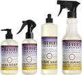 Mrs. MEYER'S CLEAN DAY Compassion Flower 4 Pack Variety, Liquid Hand Soap 12.5 OZ, Liquid Dish Soap 16 OZ, Multi-Surface Everyday Cleaner 16 OZ, Room Freshener 8 OZ, 1 CT
