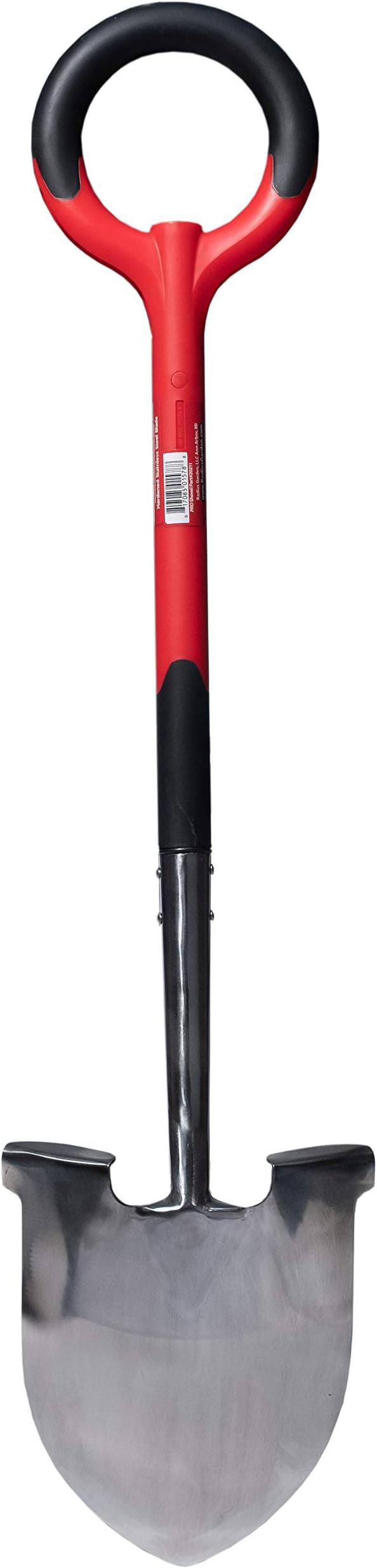 Radius Garden 20211 PRO Garden Stainless Steel Shovel, Red