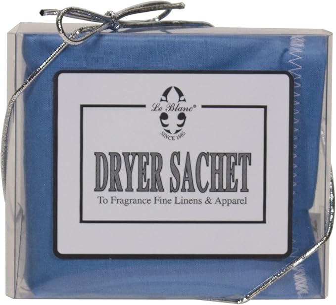 Le Blanc® Blue Violet Single Pack Dryer Sachet - Luxury Scented Fabric Sachet for Your Dryer (1 Pack)