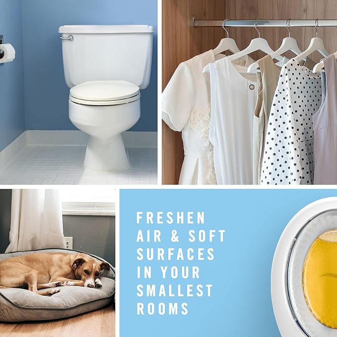 Febreze Odor-Eliminating Small Spaces Air Freshener, Gain Original Scent, 2 Count