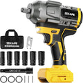Cordless Impact Wrench 1/2 inch for Dewalt 20V Battery, Impact Wrench 1360N.m(950Ft-lbs) High Torque Brushless Electric Impact Gun, Power Impact Driver with 3-Mode Speed, LED Work Light(no battery)