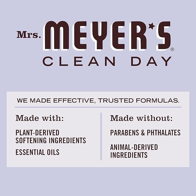 MRS. MEYER'S CLEAN DAY Dryer Sheets, Lavender, 80 ct (Pack of 3)