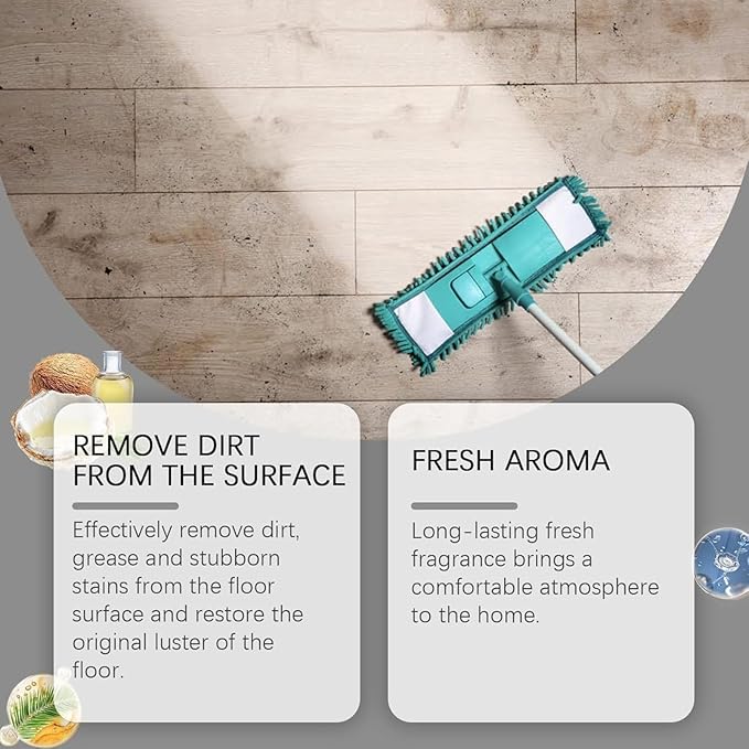 2PCS Mop Soap Brazilian Waves, Mop Soap Scented, Mop Soap for Floor Cleaning, Luxury Mop Soap, Multi-purpose Mop Cleaner Soap