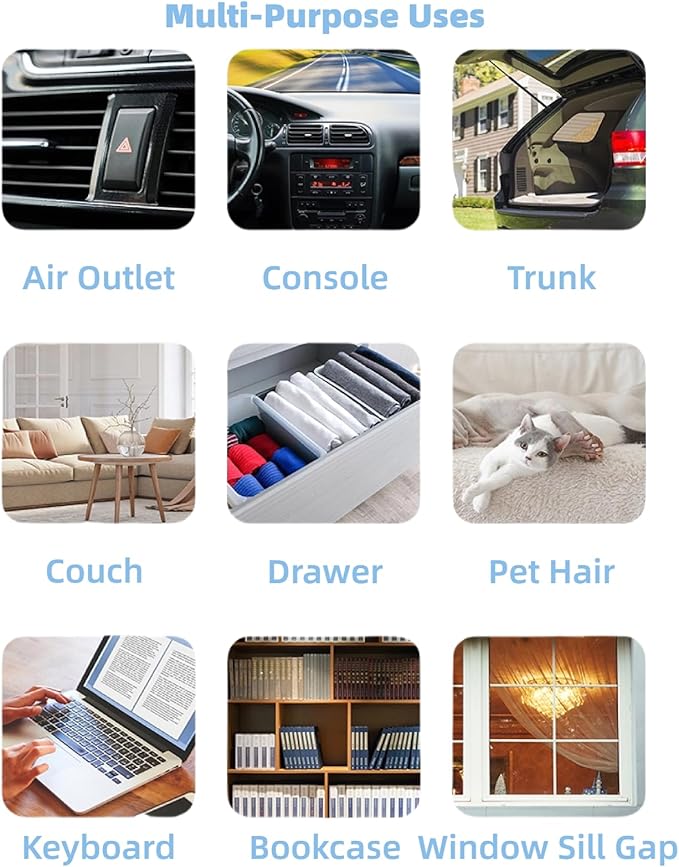 Portable Car Vacuum Cleaner, Cordless Handheld Vacuum, Lightweight Mini Vacuum for Car and Home with Washable HEPA Filter, Rechargeable
