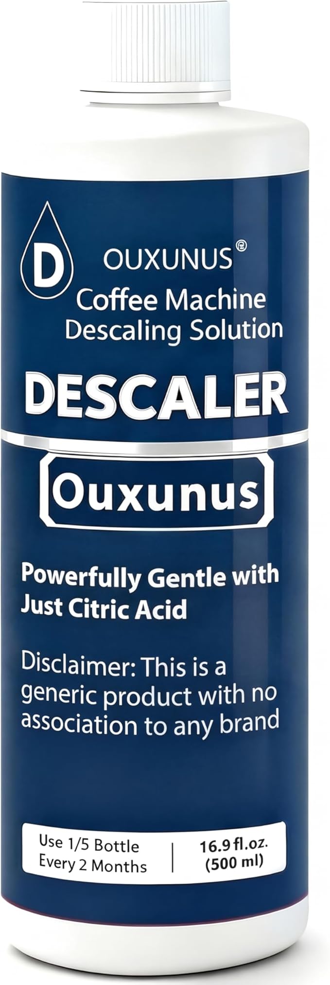Descaling Solution for Coffee Machines, 500ml, Compatible with DeLonghi Fully Automatic Espresso Machines, Fits ECAM & ESAM Series, Powerful Limescale Remover,(5 Uses)
