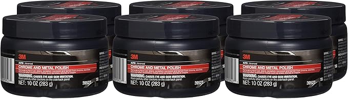 3M 39527 Chrome and Metal Polish - 10 oz. - Case of 6