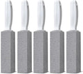 Emycool Pumice Stone Toilet Bowl Cleaner, 5 Pack Toilet Pumice Stone with Handle for Toilet Cleaning, Bathtubs, Sinks, Swimming Pools, Grills