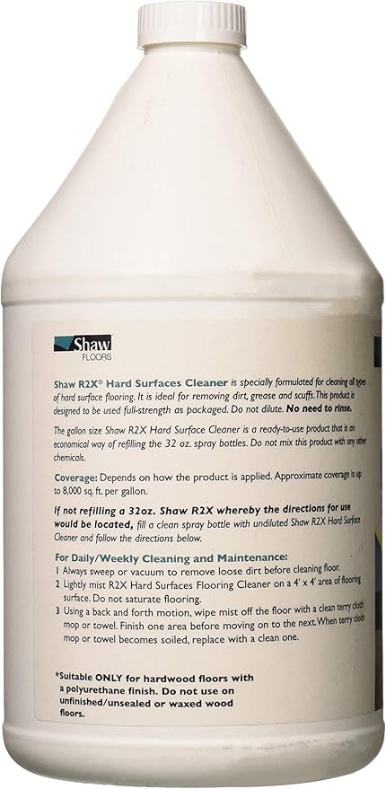 Shaw Floors R2X Green Hard Surface Flooring Cleaner Ready To Use No Need To Rinse Refill