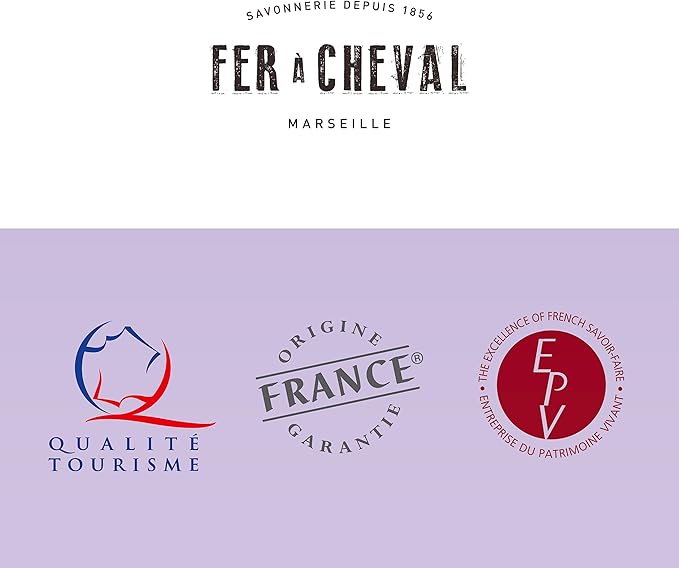 Fer à Cheval Liquid Black Soap All Purpose Cleaner with Olive Oil, Concentrated Multi-Use Cleaner for Home Surfaces, 500 ml / 16.9 fl oz, Lavender