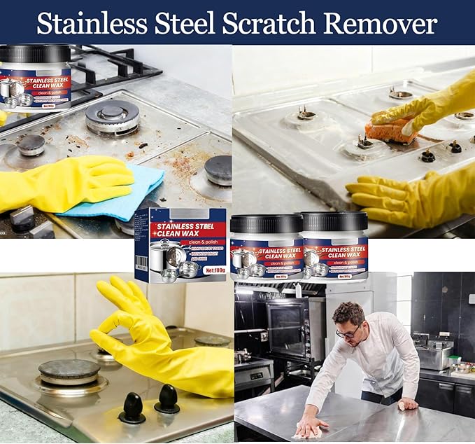 Stainless Steel Scratch Remover Stainless Steel Scratch Repair Kit(2PCS)