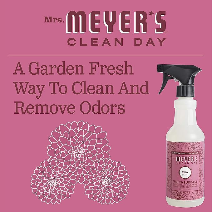 Mrs. MEYER'S CLEAN DAY Variety, 1 Multi-Surface Cleaner, 16 OZ, 1 Multi-Surface Cleaner, 16 OZ, 1 CT (Apple Cider + Mum)