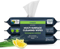 Puracy Multi-Surface Cleaning Wipes – Non Toxic Multi Surface Cleaner for Grease & Grime, All Purpose Appliance Wipes, Lemongrass Scent (10.8 oz, 3 Pack, 150 Count)