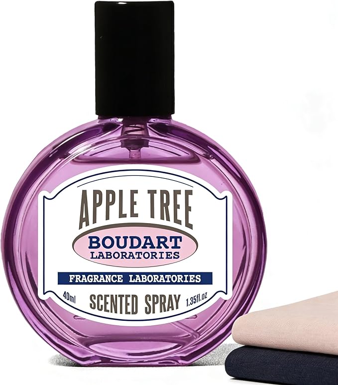 TSA Travel Fabric Refresher Spray - Plant Based Molecular Odor Eliminator for Clothes Car Couch - Quick Dry Apple Aromatherapy Linen Mist 1.35oz