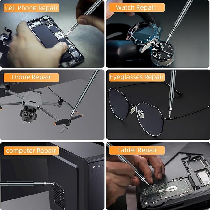 Small Precision Screwdriver Set,50 in 1 Professional Magnetic Mini Screwdriver Repair Tool Kit for PC,Computer,Laptop,Iphone,Cell Phone,MacBook,Tablet,Watch,Eyeglasses Electronic Ring Doorbell