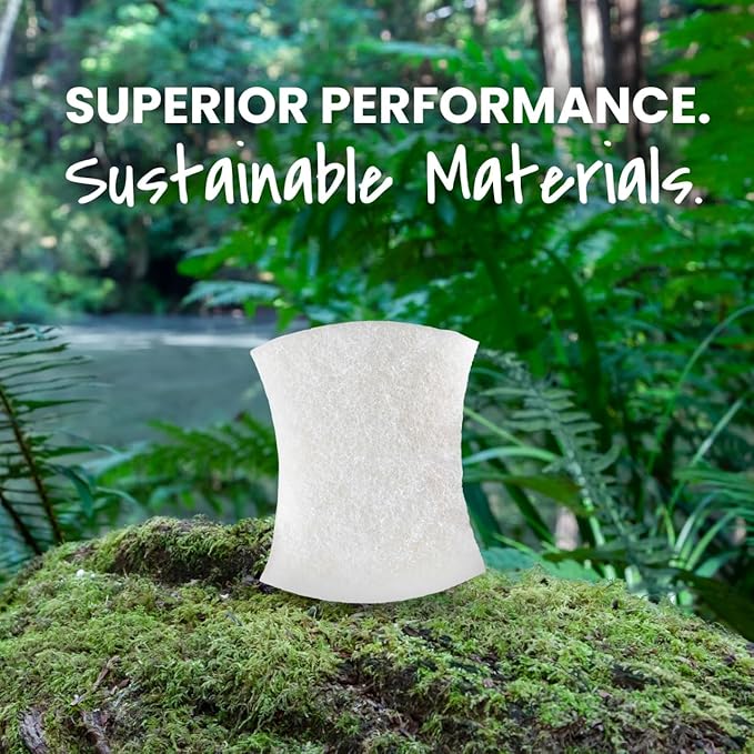 Scotch-Brite Greener Clean Non-Scratch Scrub Sponge, Sponge for Washing Dishes, Cleaning Kitchen, Superior Performance and Made with Sustainable Materials, Dishwasher Safe, 12 Scrub Sponges