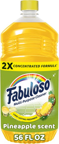 Fabuloso Multi-Purpose Cleaner, 2X Concentrated Formula, Floor Cleaner, Pineapple Scent, 56 fl oz