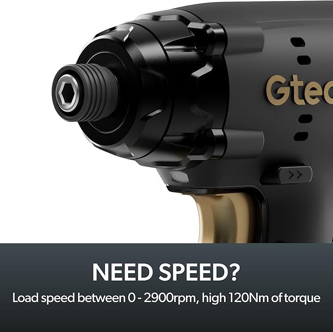 Gtech Impact Driver - Cordless Impact Driver Perfect for Installing Screws, Fasteners, and More - Includes Impact Driver Only - Complete Your Home Tool Kit