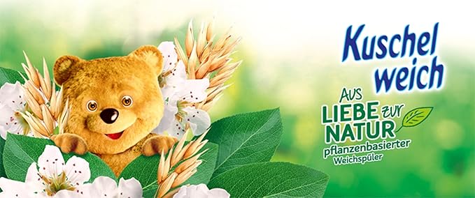 Love to Nature Fabric Softener - Pear Blossom & Oat Milk - 3x1L (101.44 oz) - Made in Germany