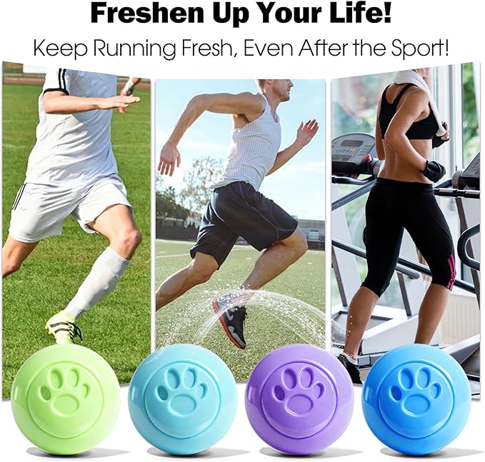 SCENTORINI Shoe Deodorizer Balls, 12 Pack Sneaker Deodorizer Balls, Odor Eliminator for Smell Shoes, Long Lasting Shoe Freshener for Gym Bags, Drawers and Small Spaces